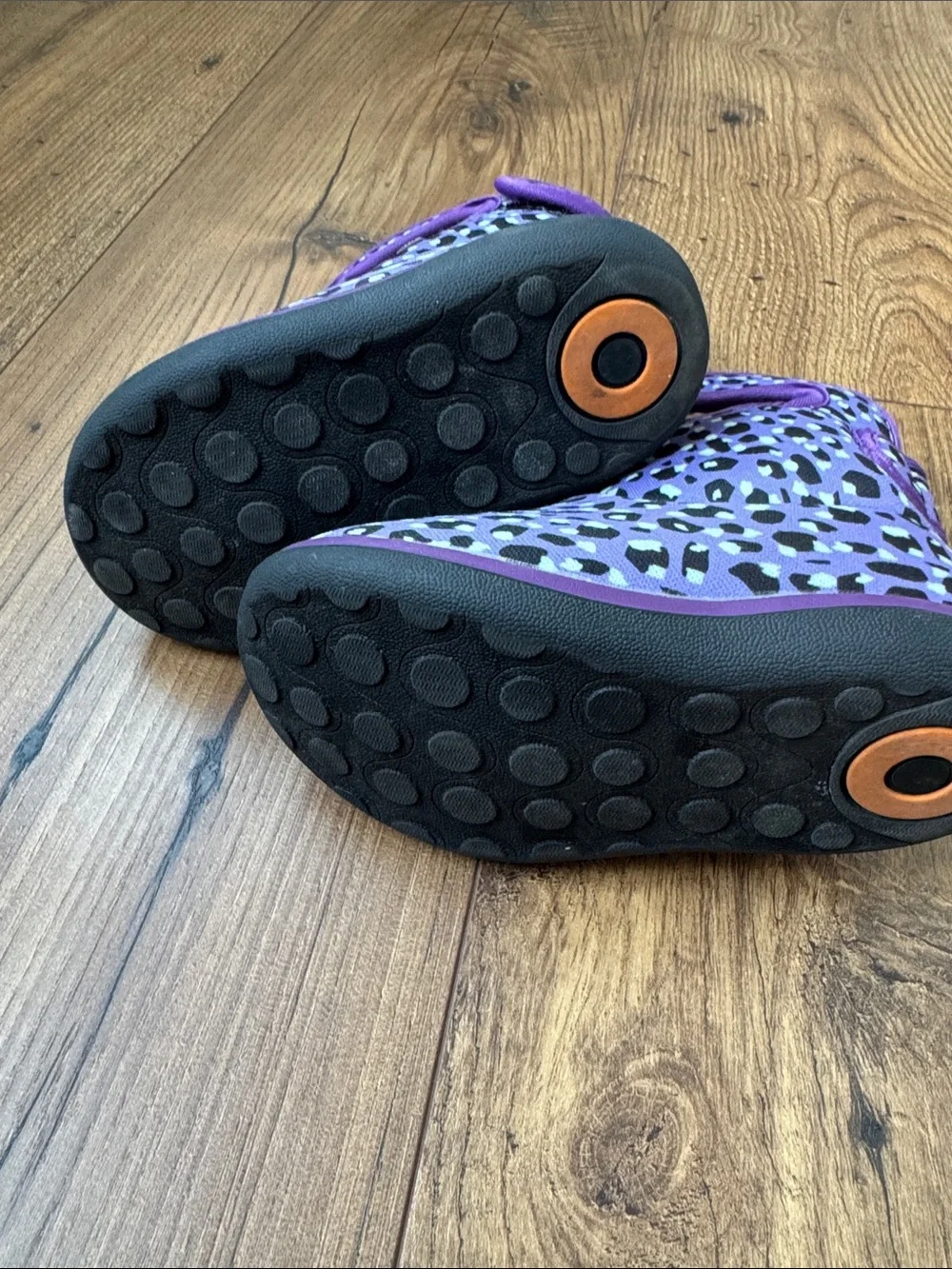 Baby Bogs toddler boots, purple, size 6